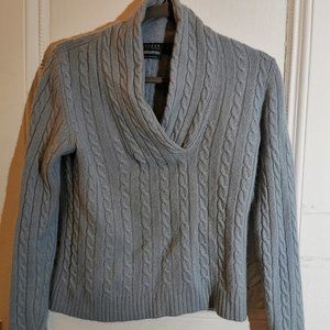 Ralph Lauren 100% Cashmere SZ Medium Shawl Collar